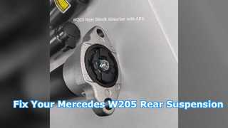 Mercedes W205 achterschokdemper vervangen