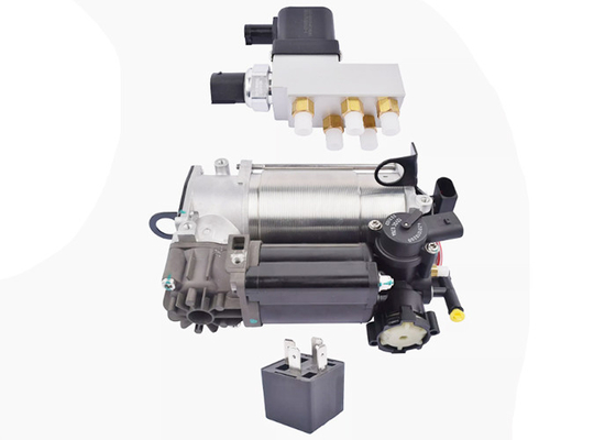 Air Suspension Compressor A2113200158 + Valve Control Block Set voor Mercedes Benz W219 W211.