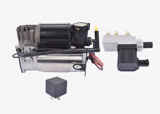 Air Suspension Compressor A2113200158 + Valve Control Block Set voor Mercedes Benz W219 W211.